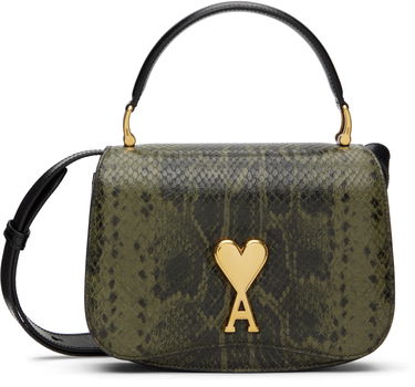 Kabelka AMI AMI Paris Leather Top Handle Bag Zelené | ULL007.AL0106, 0