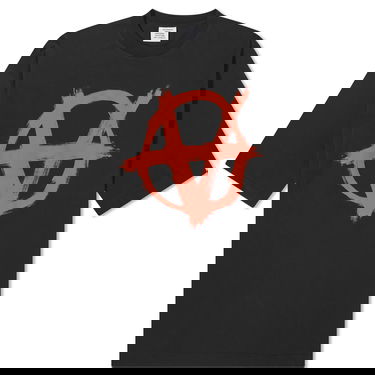 Tričko VETEMENTS Double Anarchy T-Shirt Čierna | UE64TR990BR, 0