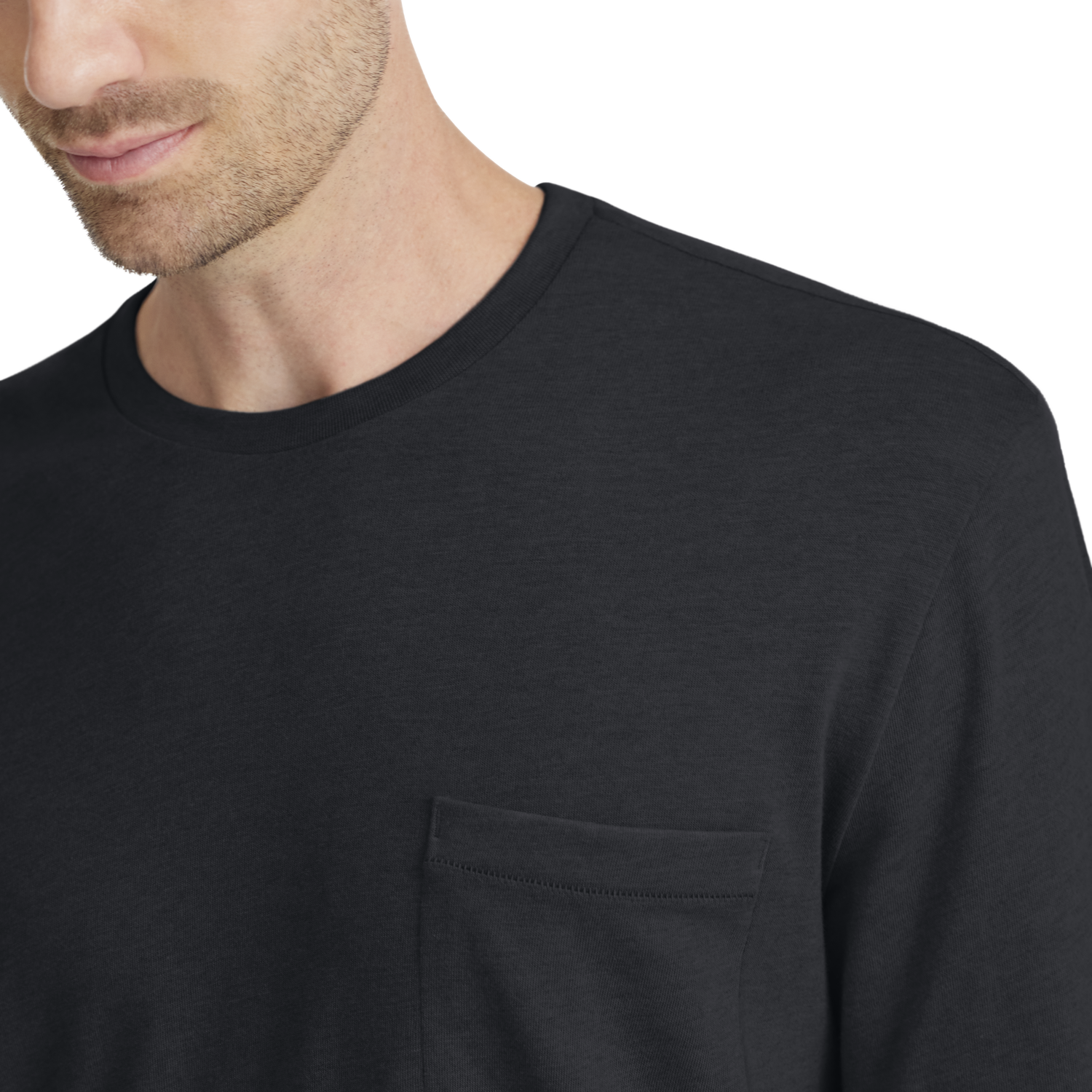 Tričko Allbirds Merino Long Sleeve T-Shirt, Size Small Čierna | A11500M, 1