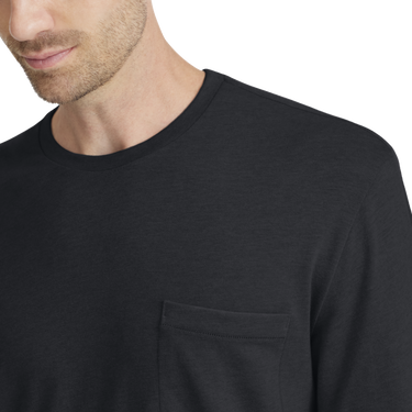 Tričko Allbirds Merino Long Sleeve T-Shirt, Size Small Čierna | A11500M, 1