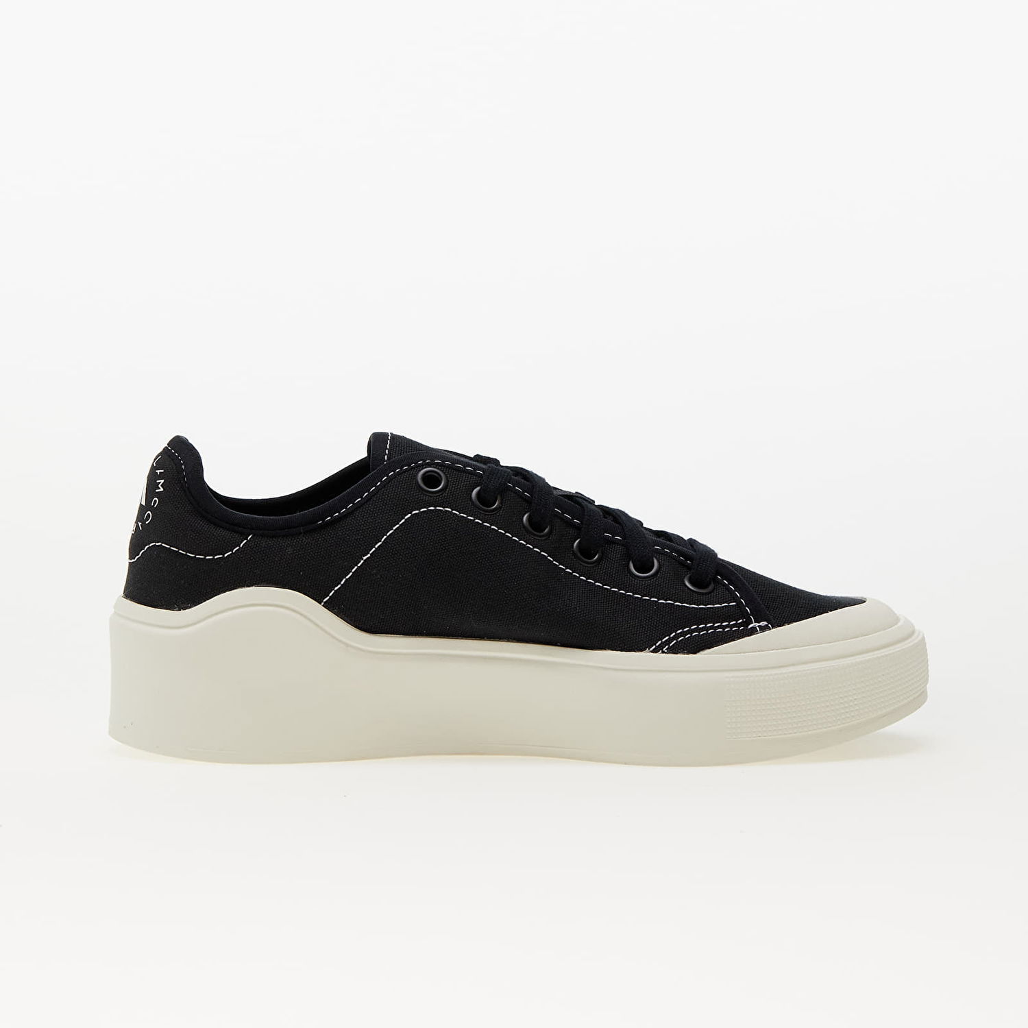 Tenisky a topánky adidas Performance Stella McCartney x Court Cotton Core Black/ Core Black/ Off White Čierna | HP5702, 1