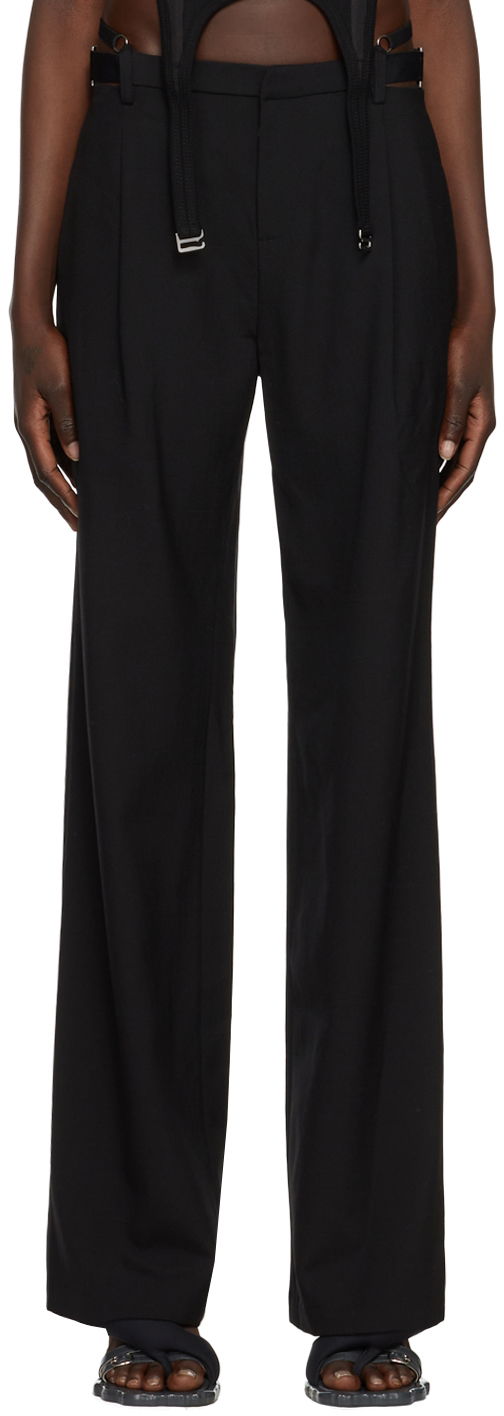 Nohavice Dion Lee Dion Lee Lingerie Wool Trousers Čierna | C2279P22, 0