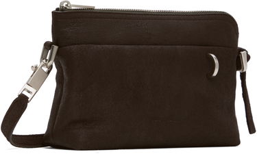Taška cez rameno Rick Owens Rick Owens Hollywood Adri Small Suede Crossbody Bag Zelené | RA01E0625 LBAPA, 4