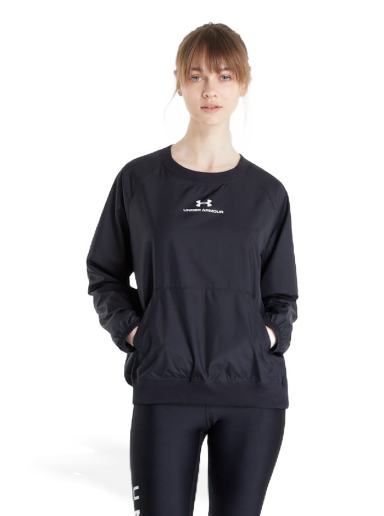 Mikina Under Armour Rush Woven Crew Čierna | 1369850-001