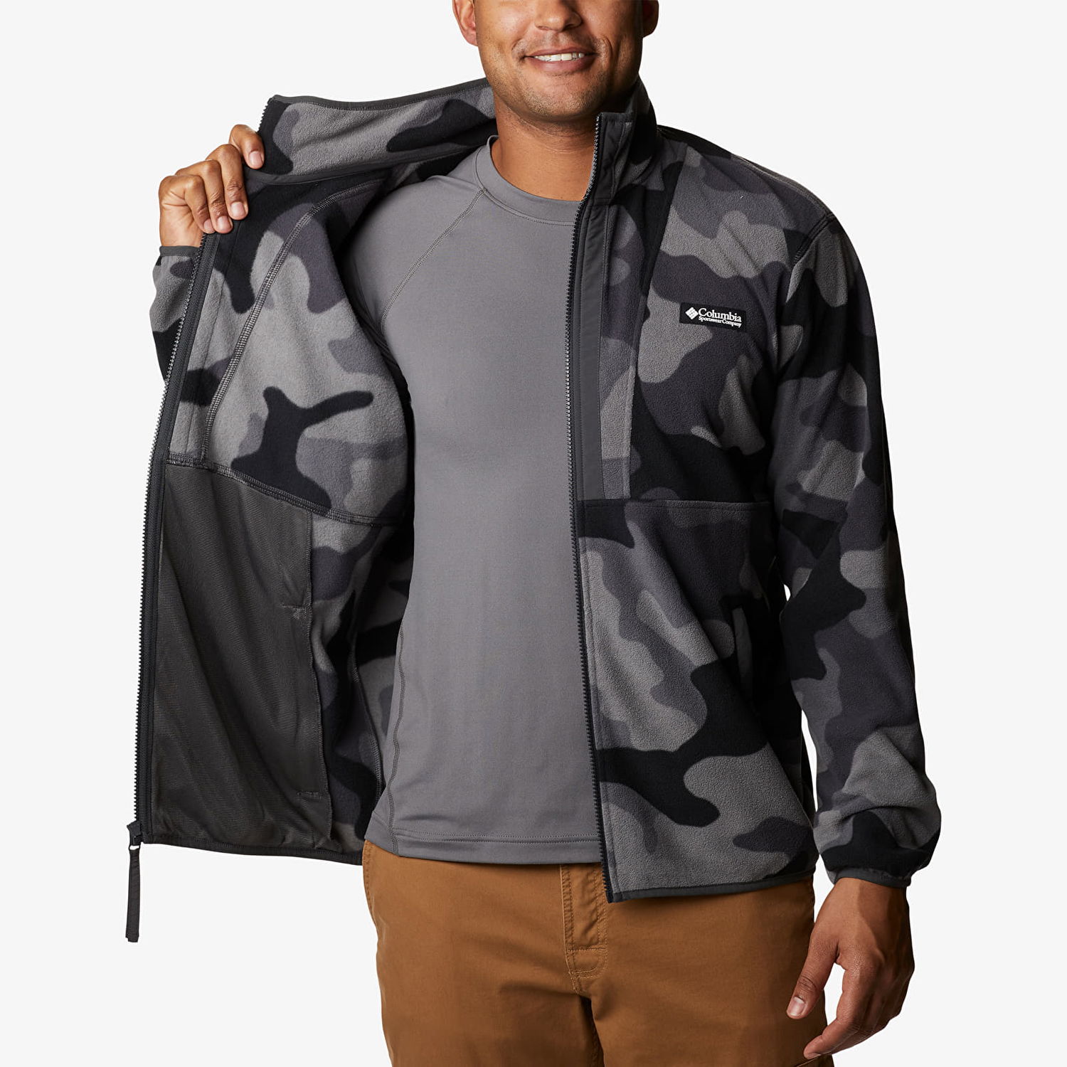 Mikina Columbia Back Bowl™ Fleece Lightweight Čierna | 1890764015, 1