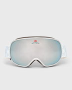 Mirrored Lens Patterned Strap Ski Goggles