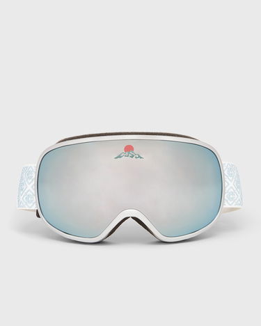 Športový doplnok Casablanca Mirrored Lens Patterned Strap Ski Goggles Biela | A-AW25-EW-085-02, 0