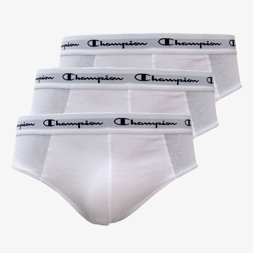 Spodná bielizeň a ponožky Champion Underwear Briefs 3 Pack Biela | CHA201M091-01
