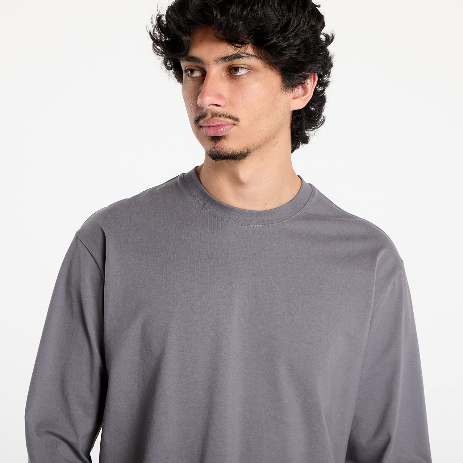 Tričko Y-3 Y-3 Graphic Long Sleeve Top Šedá | KE5095, 1