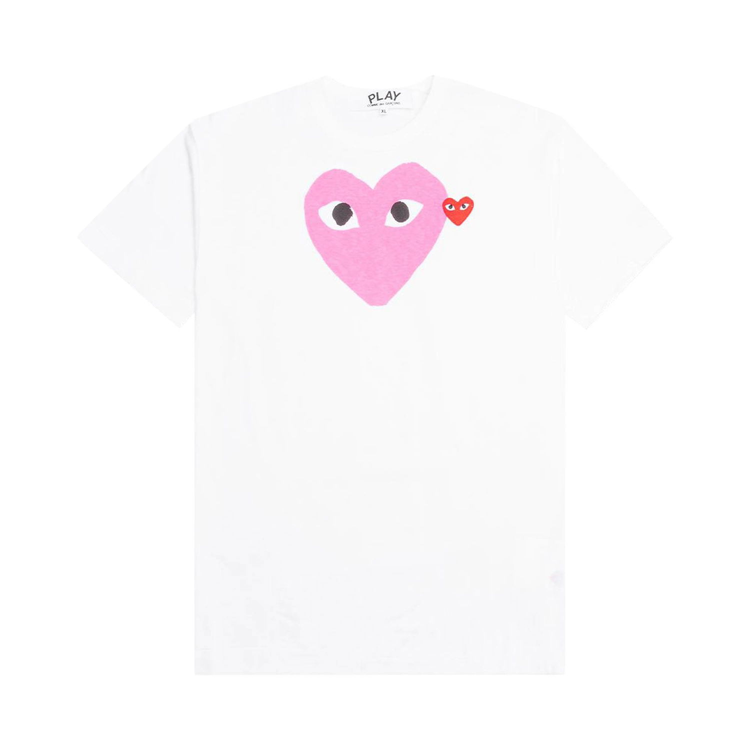 Tričko Comme des Garçons PLAY Red Emblem Heart T-Shirt Biela | AZ T106 051 4, 1