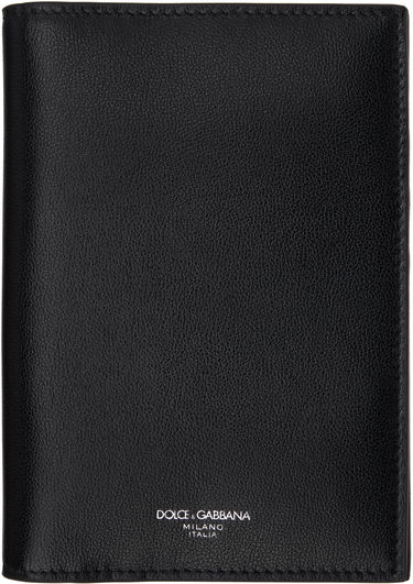 Peňaženka Dolce & Gabbana Dolce&Gabbana Calfskin Passport Holder Čierna | BP2215AV956, 0