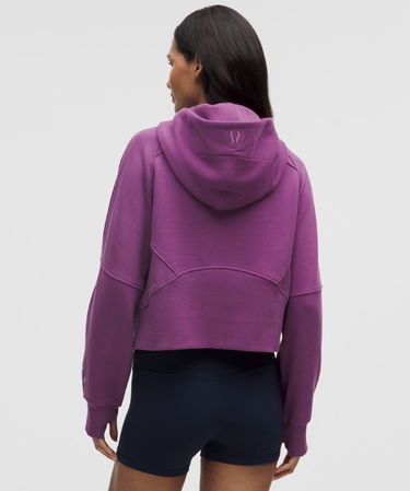 Mikina lululemon Oversized Cropped Full Zip Hoodie Fialová | prod20000051, 2