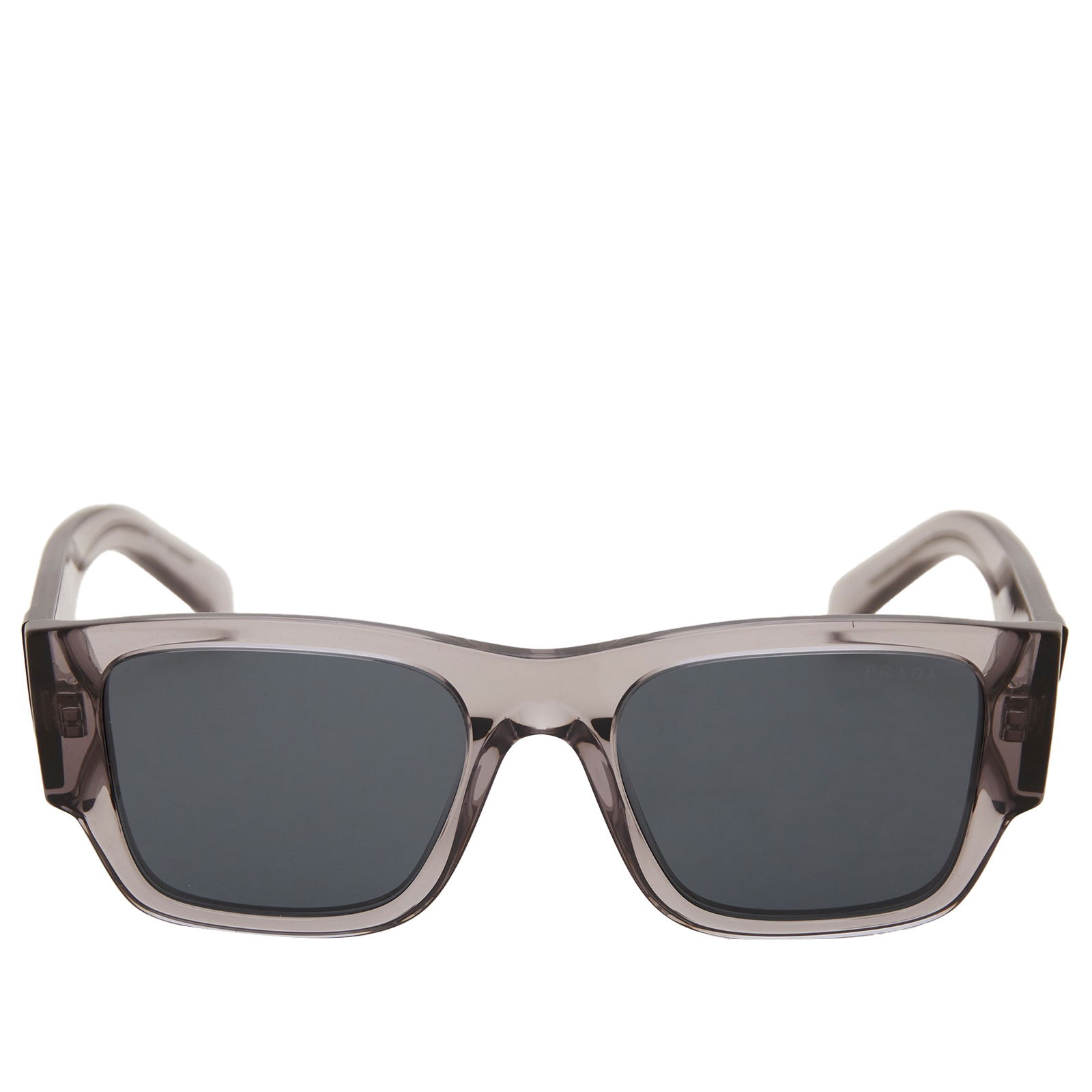 Transparent Dark Grey Sunglasses