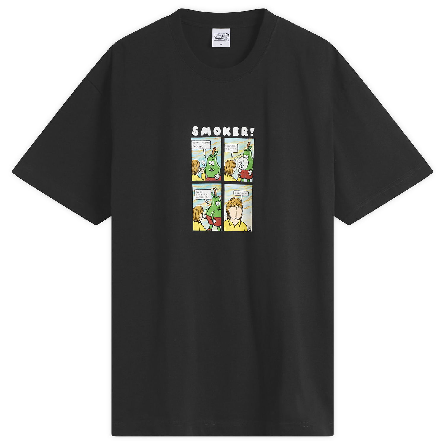 Tričko Polar Skate Co. Smoker! Graphic T-Shirt Čierna | PSC-W25-33-BLK, 1