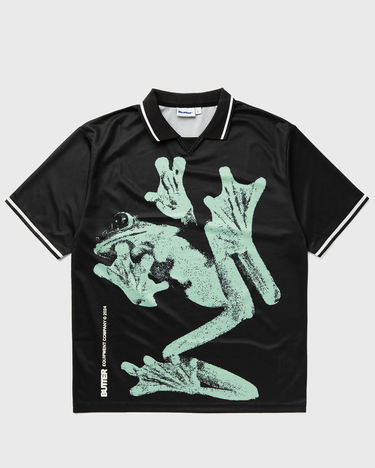Polo tričko Butter Goods Black Amphibian Graphic Jersey XL Čierna | P20442, 0