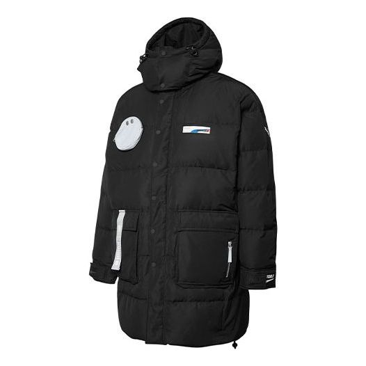 Prešívaná bunda Puma Roaringwild Long Down Jacket Čierna | 532588-01, 0