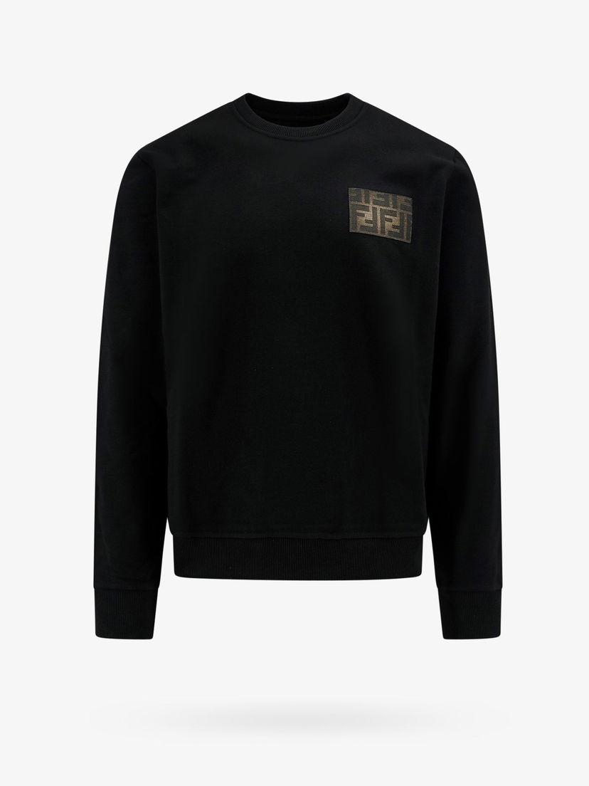 Mikina FENDI Sweatshirt Crewneck Čierna | FY0178AQJ9F0QA1