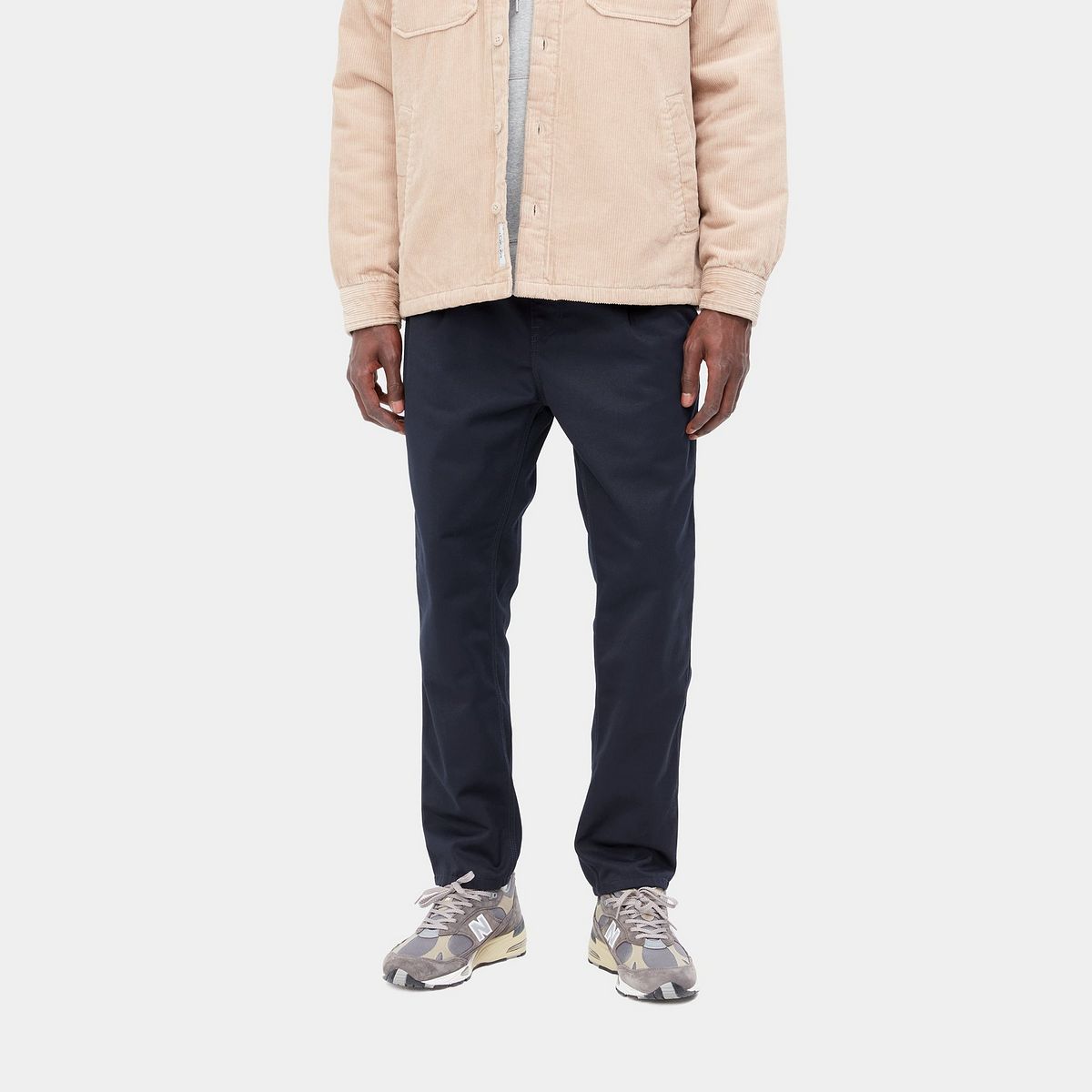 Nohavice Carhartt WIP Abbott Pant "Dark Navy rinsed" Navy | I025813_1C_02, 1
