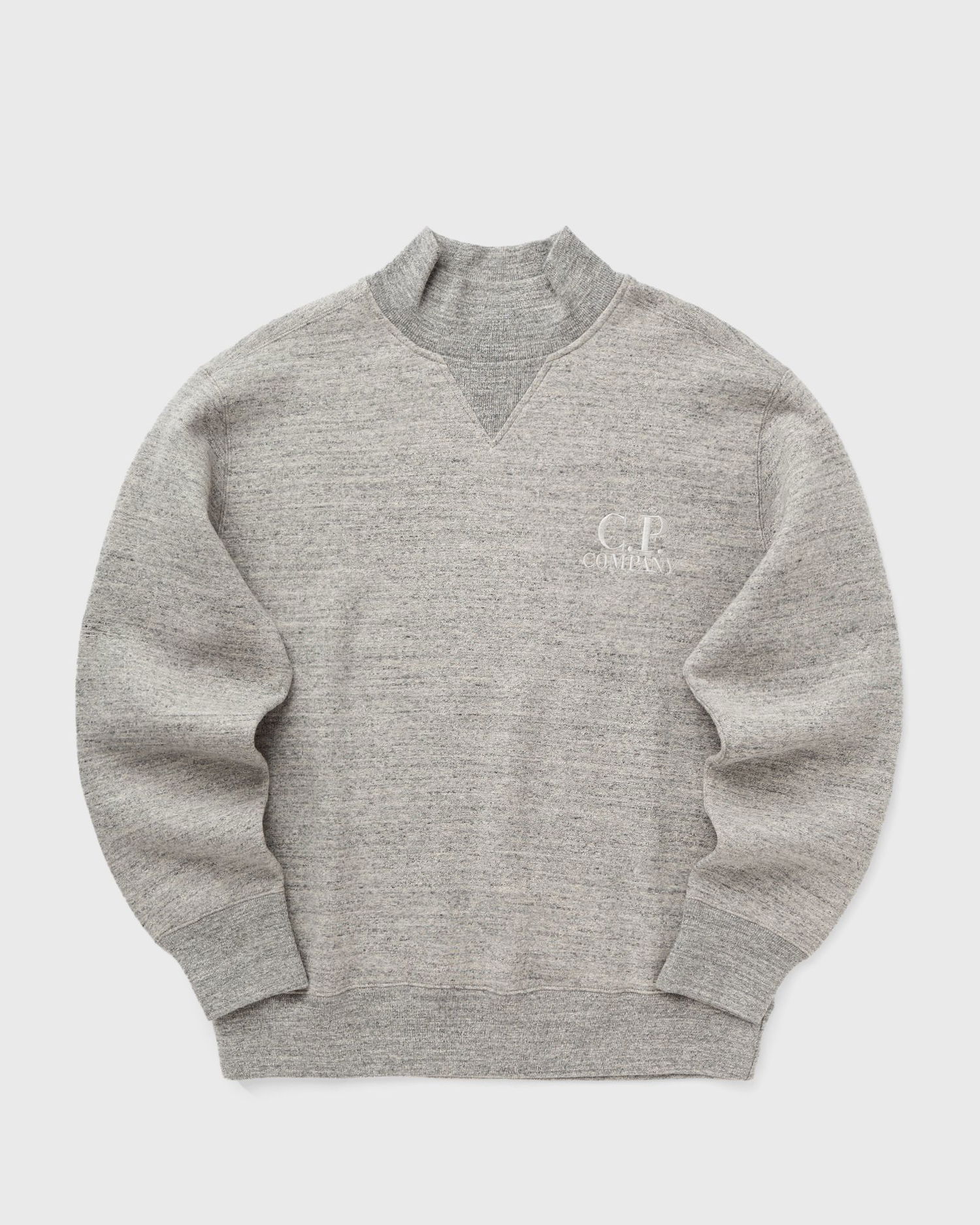 Mikina C.P. Company Fleece Turtleneck Sweatshirt Šedá | 17CMSS138A110222W-M94, 0