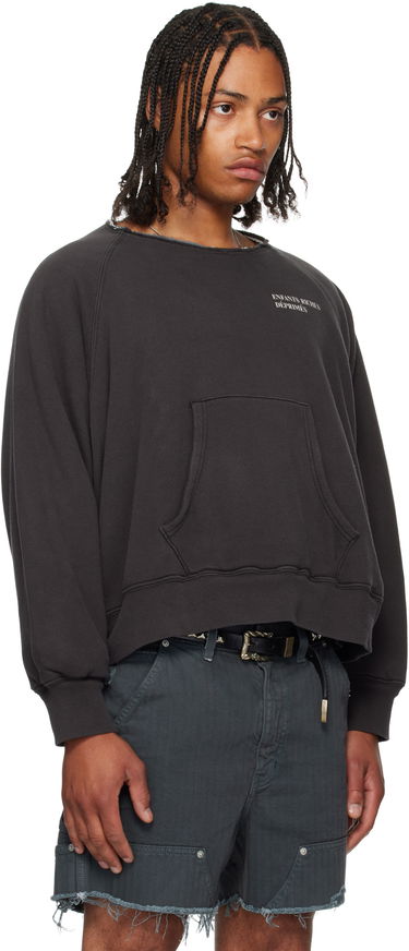 Mikina Enfants Riches Déprimés Enfants Riches Déprimés Raglan Logo Sweatshirt Čierna | 020-477, 1