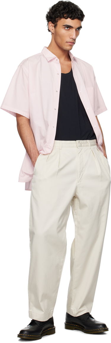 Košeľa NANAMICA Nanamica Regular Collar Wind Short Sleeve Shirt Ružová | SUGS405U, 3
