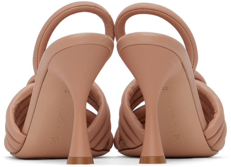 Tenisky a topánky Gianvito Rossi Ottavia Knotted Heeled Sandals Ružová | G32458.95LAC.NAP, 1