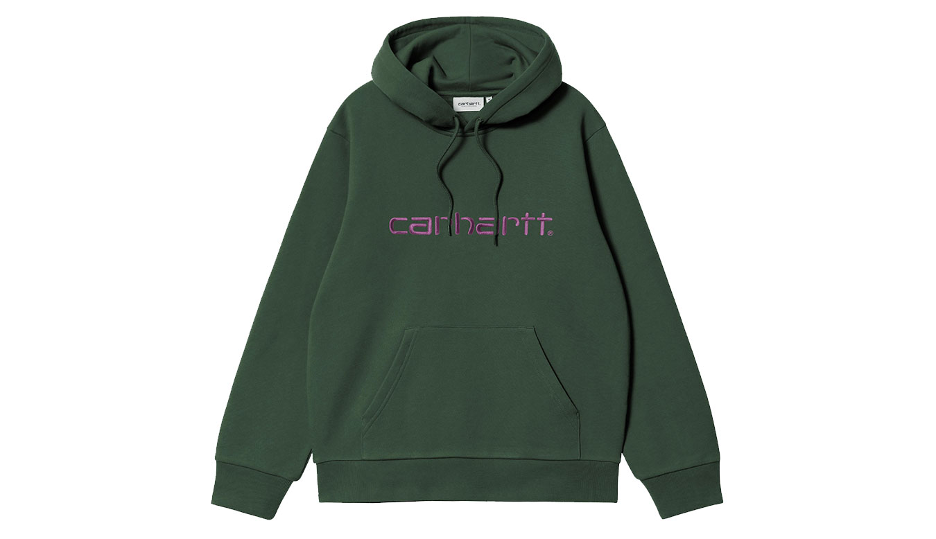 Mikina Carhartt WIP Hooded Carhartt Sweatshirt Zelené | I030547_38E_XX, 1