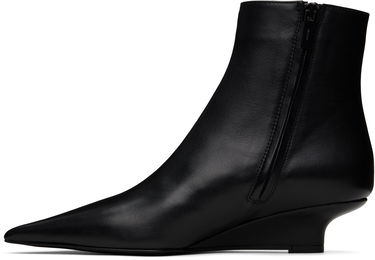 Tenisky a topánky TOTEME TOTEME Sharp Leather Ankle Boots Čierna | 251-WAS0171-LE0103, 2
