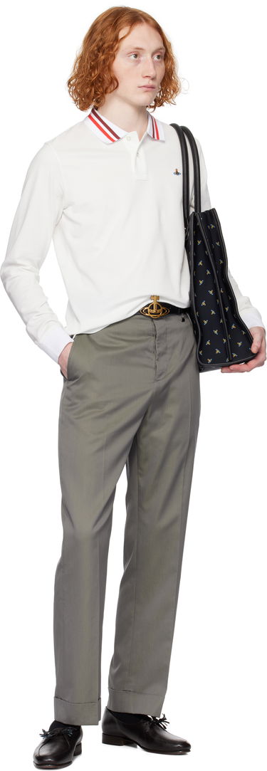 Polo tričko Vivienne Westwood Vivienne Westwood Long Sleeve Polo Biela | 2H01000H-J0009-, 3
