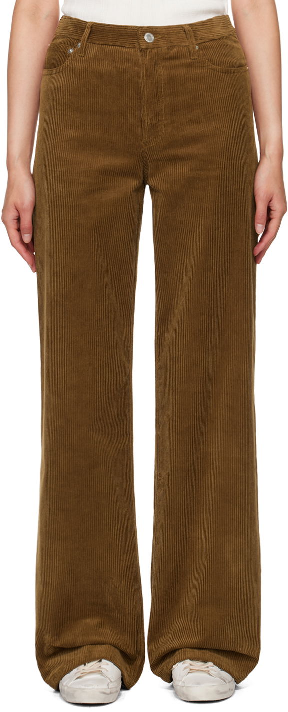Džínsy A.P.C. Brown Elisabeth Jeans Hnedá | COHBB-F09181, 0