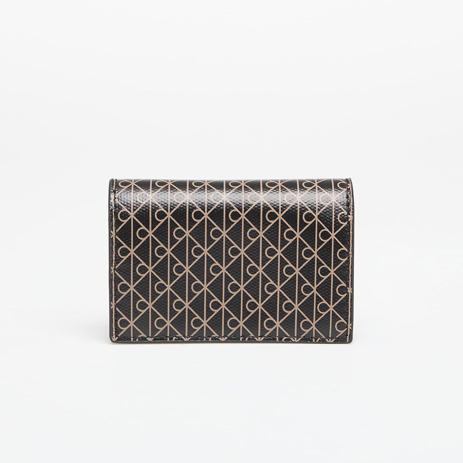 Peňaženka CALVIN KLEIN Calvin Klein Emblem Aop Accordion Cardcase Wallet Čierna | LV04F1083G 2XA, 1