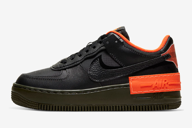 Tenisky a topánky Nike Air Force 1 Low Shadow "Black Hyper Crimson Cargo Khaki" W Čierna | CQ3317-001, 0