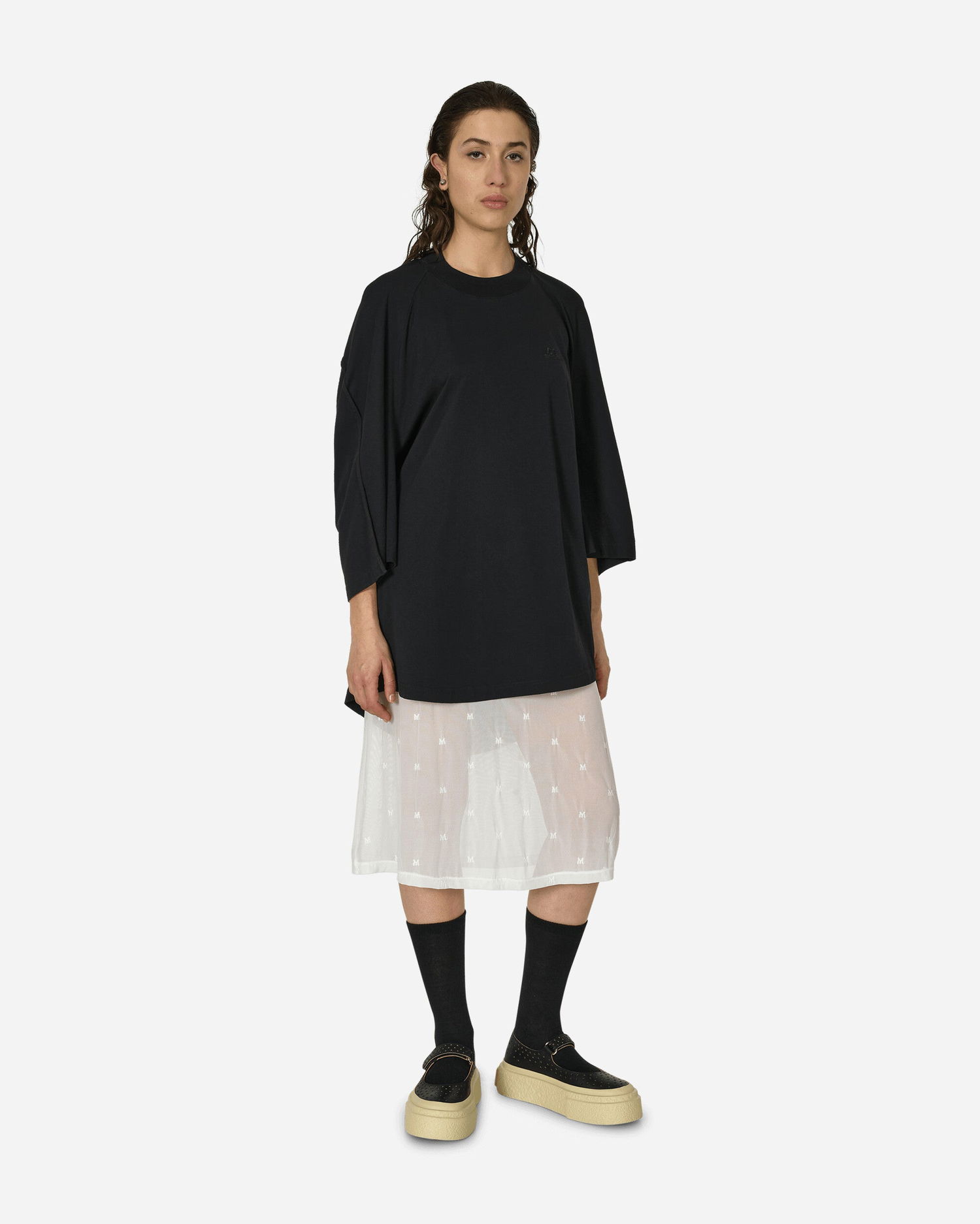 Sukňa Jean Paul Gaultier Shayne Oliver GS Oversized T-Shirt Biela | TS068B-J063 00A, 0