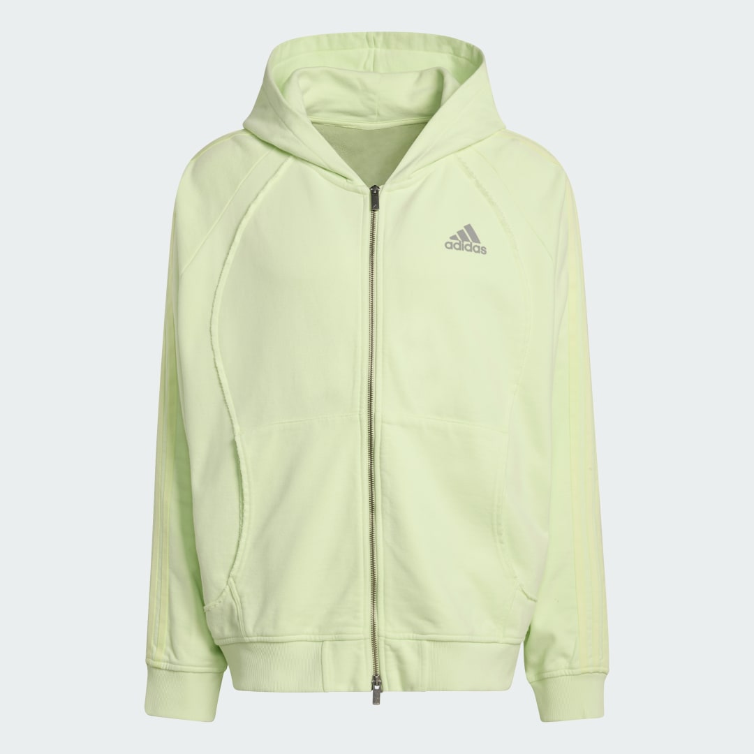 Mikina adidas Performance Adilenium Season 4 Teamgeist Full-Zip Hoodie Zelené | KF8528, 0