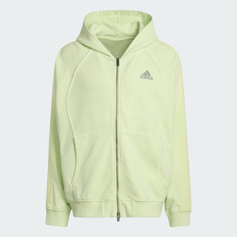Mikina adidas Performance Adilenium Season 4 Teamgeist Full-Zip Hoodie Zelené | KF8528