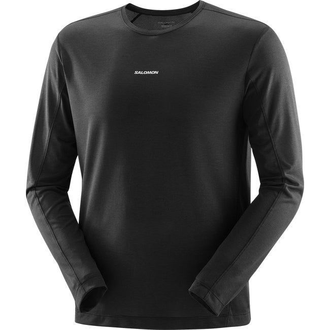 Tričko Salomon Shakeout Core Long Sleeve T-Shirt Čierna | LC2424400, 1