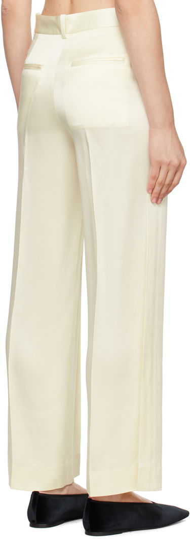 Nohavice TOTEME TOTEME Cuff-Slit Trousers Žltá | 251-WRB4483-FB0344, 2