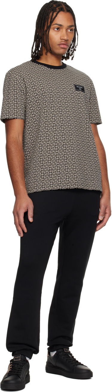 Tričko Balmain Monogrammed 'Balmain Couture' Label T-shirt Rôznofarebný | FH1EG000BC90, 3