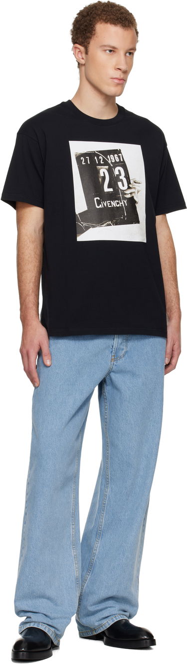 Tričko Givenchy Clapperboard Print T-shirt Čierna | BM71NK3YSL001, 3