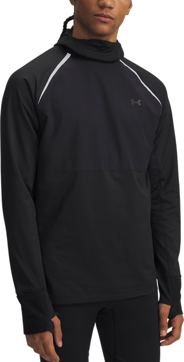 Mikina Under Armour Velociti Pro Balaclava Hoodie with Reflective Stripes and Thumbholes Čierna | 6005969-004, 0