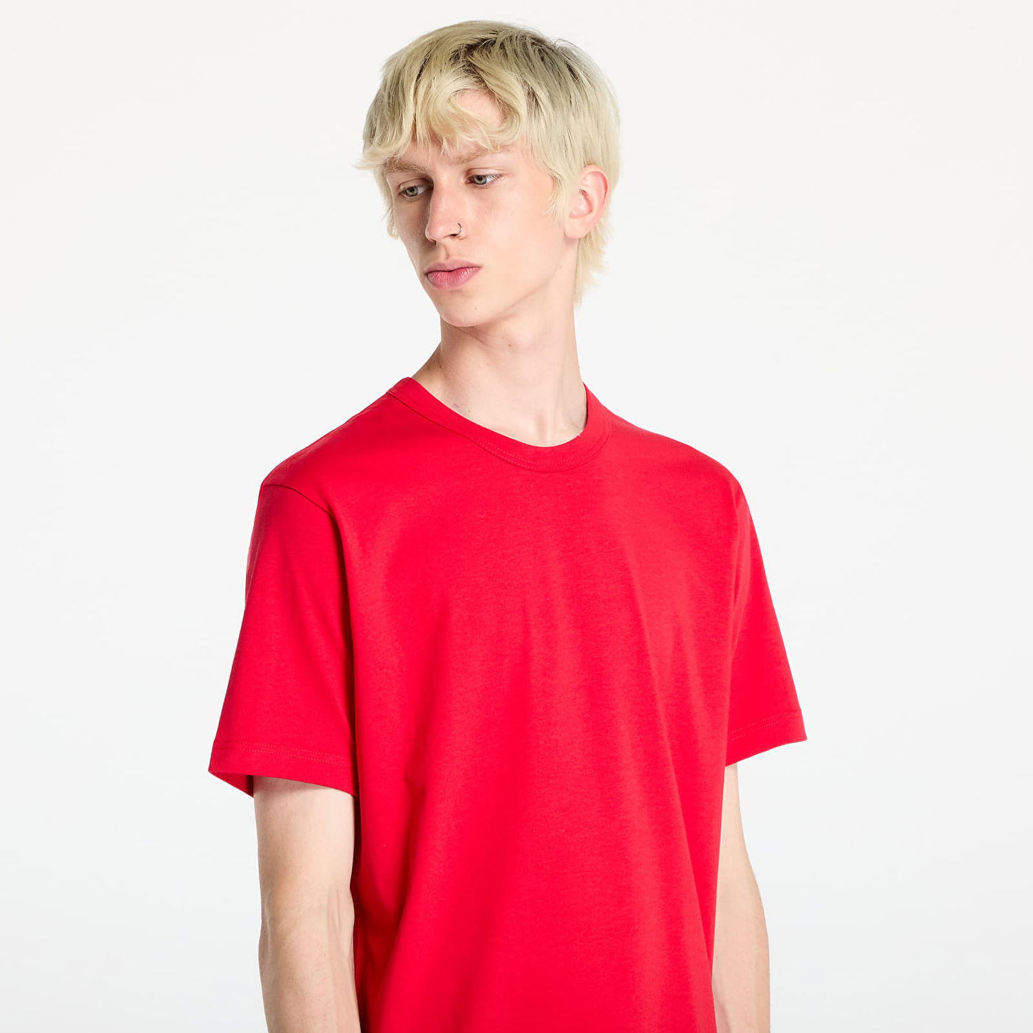 Tričko Comme des Garçons SHIRT Knit T-Shirt Red Červená | FN-T005 Red, 1
