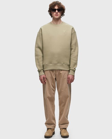 Mikina AMI De Cœur Sweatshirt Béžová | USW025.749, 1