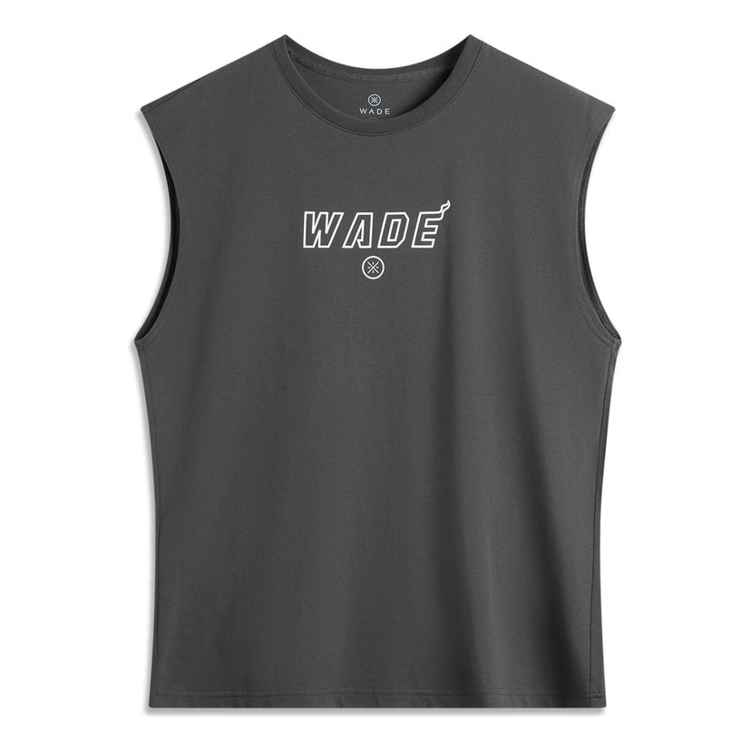 Tielko Li-Ning Way Of Wade Graphic Oversized Tank Šedá | AVSU731-1