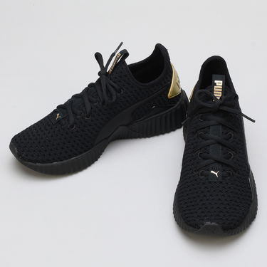 Tenisky a topánky Puma Defy Varsity Wn's black - metallic gold Čierna | 191148 01, 2