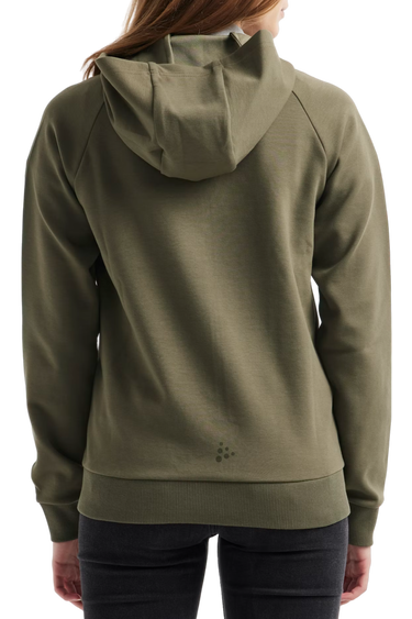 Mikina Craft Hoodie Core Soul Full Zip Zelené | 1910626-664000, 1