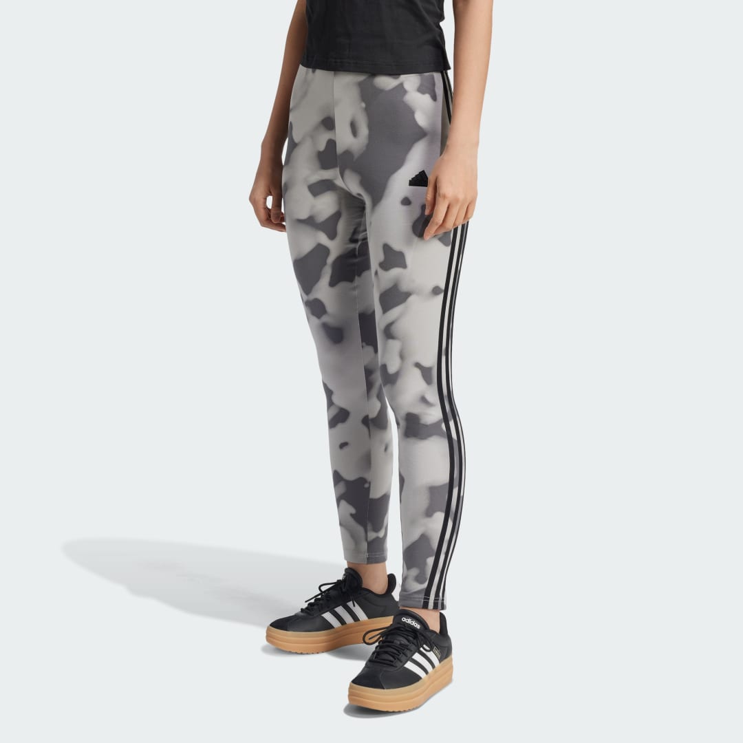 Legíny adidas Performance Future Icons 3-Stripes Leggings Šedá | IW7714, 0