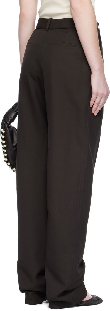 Nohavice LEMAIRE Lemaire Pleated Trousers Hnedá | PA1251 LF1362, 2