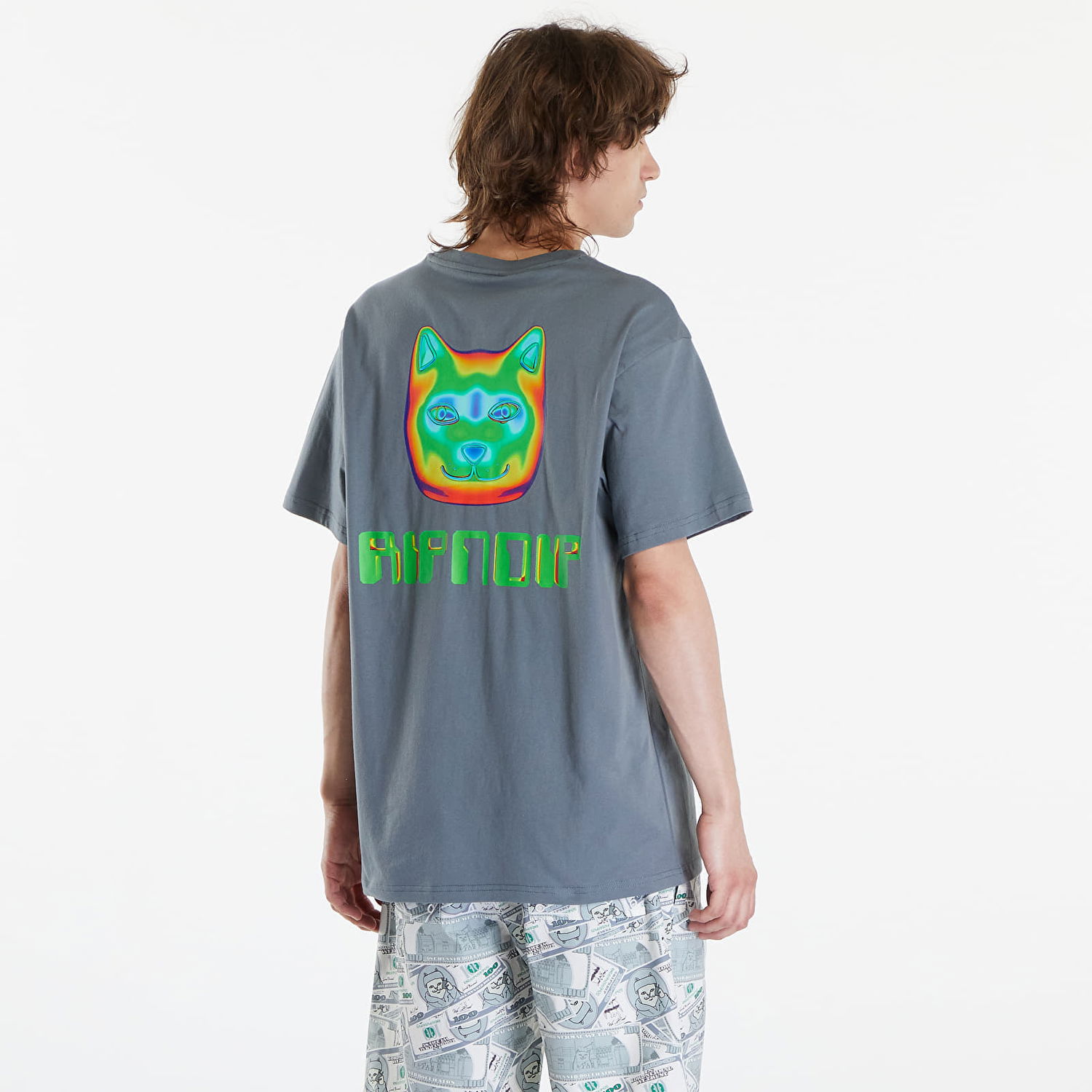 Tričko RIPNDIP Thermal Nermal Tee Charcoal Šedá | RNDSPR24169, 1