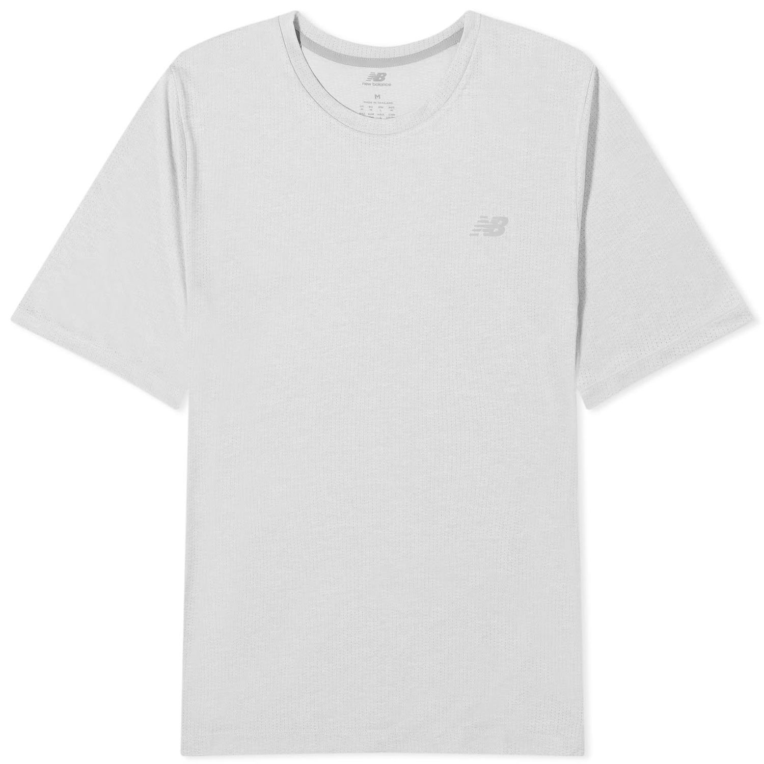 Tričko New Balance Men's NB Athletics Run T-Shirt Athletic Grey Šedá | MT41253_AG, 0