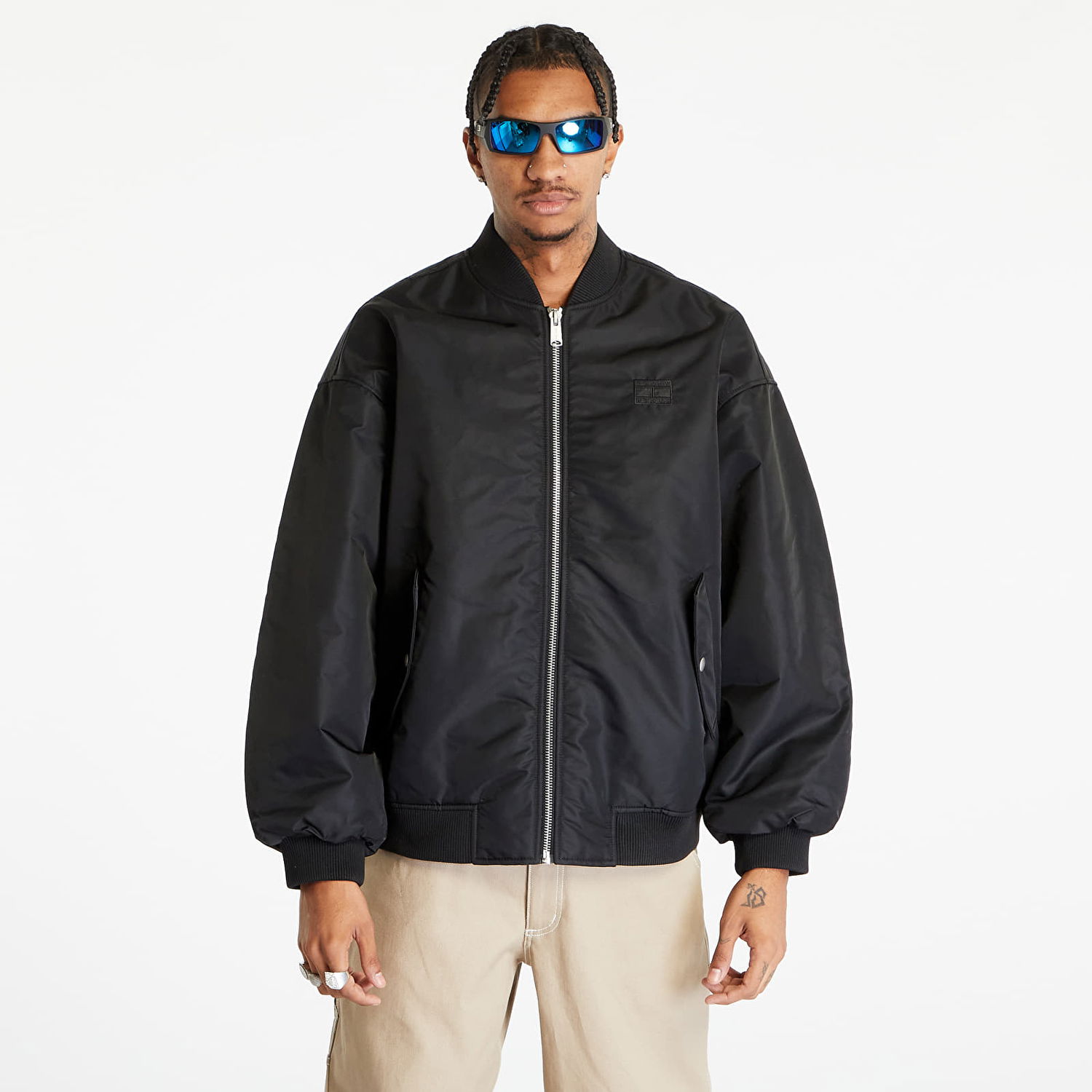 Bomber bunda Tommy Hilfiger Oversized Tonal Applique Čierna | DM0DM17480 BDS, 0
